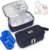 WIBOND Breast Milk Cooler Travel Bag with Temperature Display, Holds 20oz Breastmilk Storage