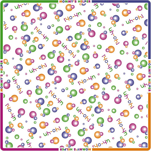 Mommys Helper No Mess Splat Mat, Printed