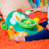 6 Bright Starts Lights and Colors Driver Toy Steering Wheel with Car Sounds for Pretend Play - Green, Months and up