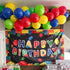 Red Blue Yellow Green Balloon Set, 12 Inch Helium Balloons for Video Game Party Rainbow Kid Birthday Carnival