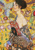 Moruska Lady with Fan by Gustav Klimt 1000 Piece Jigsaw Puzzle for Adults
