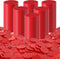 Coopay 1 1/2 Inches Plastic Poker Chips - Learning Counters Disks for Math Practice and Poker Tokens