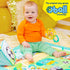 Tummy Bright Starts Grip & Kick Oball Activity Gym, Soccer Theme with Easy-Grasp Baby Toys, Baby Play Gym, Kick Pad