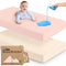 2-Pack Waterproof Pack and Play Sheets, Mini Crib Sheets Fitted for Boy,