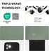 Grommet 52" 63" 1 NICETOWN Sage Green Nursery Blackout Curtains with Star Hollow Out for Girls Bedroom, Kids Cutout