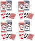Bicycle Large Print Playing Cards - 4-Pack