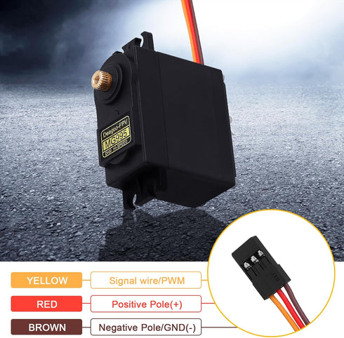 Deegoo-FPV 4-Pack MG995 Angle180 13KG Servo Motor Control Metal Gear Servo Digital High Speed Torque Servo Motor