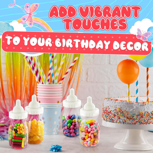 24 Pcs Small Bottles for Mom to Be Party Clear Fillable Milk-Shaped Containers for Candy, Figurines, Coins, Trinkets