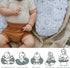 Summer Blue Seashells Baby Nursing Pillow Covers for Boy Girl Boho Beach Conch Nursery Feeding Pillowcase