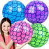 FUTUREPLUSX 4PCS Mermaid Beach Balls, 10 Inch Inflatable Pool Party Decorations for Girls