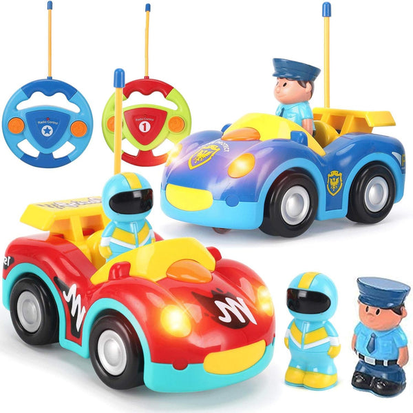 Liberty Imports My First Cartoon RC Remote Control Cars for Toddlers Ages
