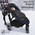 5 Car Seat Blankets for Babies Winter - Stroller Footmuff Carseat Cover Baby Point Harness - Swaddle Bunting Bag (Grey)