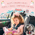 Aurasys Toddler Busy Board Montessori Toys for Girl Birthday Gift,Educational Learning Sensory Busy Book, Airplane Car