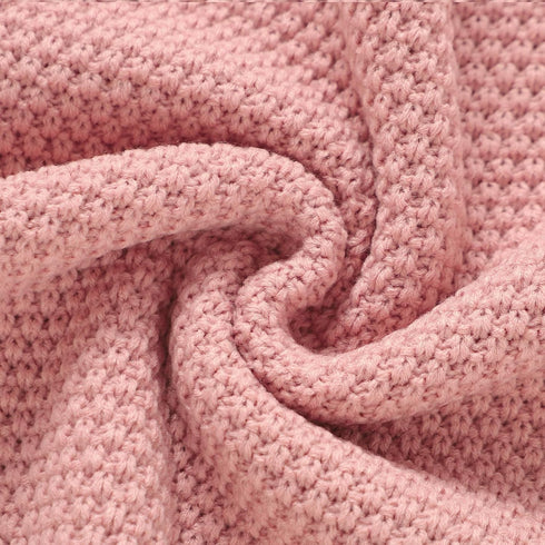 Neiwech Cozy 30x40 Inch Baby Blanket Knit Soft Lightweight Crib Stroller Nursery Receiving Swaddling Blankets