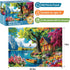 300 8-10 10-12,Challenging 20.5x15in Piece Puzzles for Adults,Vintage Lake House Jigsaw Puzzle for Adults Kids