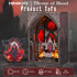 MiniCity Book Nook Kit, DIY Miniature Dollhouse Halloween Booknook Kit, DIY Mini House Building Kit with LED Light