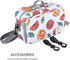 Non-Slip Stroller Organizer Bag for Diapers with Insulated Pocket, Hooks, Adjustable Strap, Universal Fit for Most