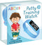 ABC123 Potty Training Watch - Baby Reminder Water Resistant Timer for Toilet Training Kids & Toddlers (Blue)