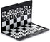 Yellow Mountain Imports Magnetic Travel Foldable Chess Wallet Set (7.9-Inch) - Portable