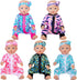 Unicorn Element 5 Sets Baby Doll Clothes for 14-18 Inch Dolls, Casual Wear for 17 Inch Baby Doll, 10 Pcs Clothes