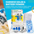 Green Science - Hybrid Solar Power Water Pump - Dual Power STEM Toys Educational Kit for Kids - Solar and Battery