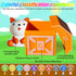 1 2 3 Set Counting 10 Toddler Learning Toys for Year Old, Farm Animal Train with Sorting Matching, Farm Animals, Finger