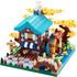 Four Seasons Flower House Botanical Collection, 4 Models Micro Mini Blocks Building Set for Kids and Adults