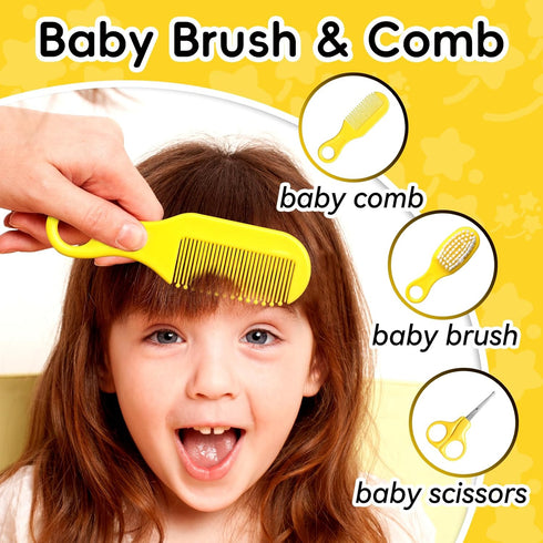 Set, 13 1) Baby Healthcare and Grooming Kit, Portable Baby Safety Care Baby Essentials kit for Newborn(Yellow