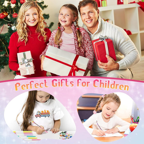 75+ 612, FEMBW Pen Making Kit DIY Pen Creator Studio with Craft Pieces, Aesthetic School Supplies for Girls Ages Fun