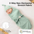 3-Pack 0-3 0-3 KeaBabies Organic Swaddles for Newborns Girls, Boys with Hats - Soft Cotton Baby Sleep Sacks Months
