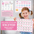 Unicorn Potty Training Chart for Toddler Girls - Potty Training Sticker Chart for Girls Potty with Sticker, Sticker