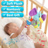 Multifunctional Luminous Plush Elephant Baby Music Toy, 12 Songs and Nature Sounds, Teething Toy for Car Seats and Cribs