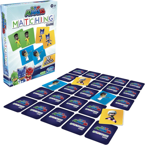 PJ Masks Matching Game for Kids Ages 3 and Up, Fun Preschool Memory Game for 1+ Players