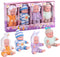 Vueos 4 Pcs 7 Inch Baby Doll Playset with 4 Adorable Clothes, Mini