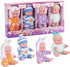 Vueos 4 Pcs 7 Inch Baby Doll Playset with 4 Adorable Clothes, Mini
