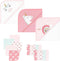Hudson Baby Unisex Baby Animal Hooded Towel 3pk and 15 Washcloths, Unicorn,