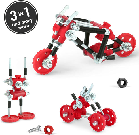 Stem Building Toys, ChopperBit Educational Build Your Own Robot Toy for Kids 8+ Year Old Boys and Girls
