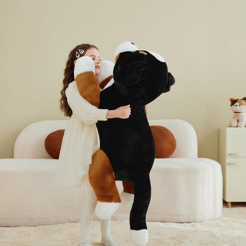 IKASA Giant Bernese Mountain Dog Stuffed Animal Plush Toy, Big Jumbo Soft Toy, 30" Huge Size Cute Fluffy Plushie, Gifts
