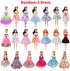 29 Pieces Doll Clothes and Accessories for 11.5 Inch Girl Dolls, Including 5 Tops, 5 Pants, 3 Dresses, and More