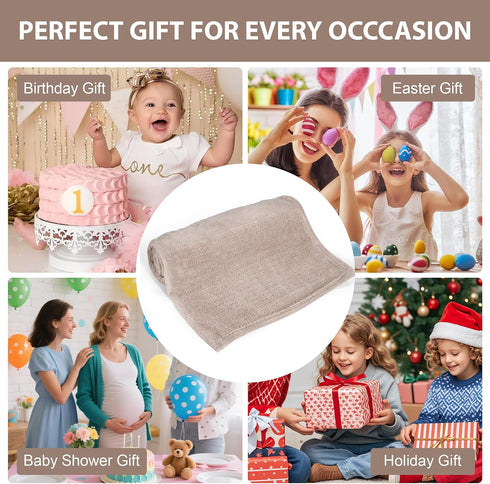 Cozy 28" 40" Ababy Fleece Baby Blanket, Ultra Soft Baby Blankets for Girls Boys, Fluffy Infant Toddler Newborn