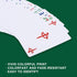 drizzle Poker Mahjong Playing Cards Table Game, Chinese Blue and White Porcelain Design, 144 Card Chips Set