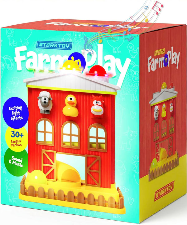 Pound A Ball Barn House with Lights & Music, Easter Basket Stuffers
