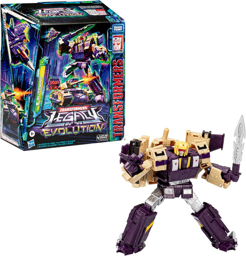 Transformers Toys Legacy Evolution Leader Blitzwing Toy, 7-Inch Action Figure for Boys & Girls Ages 8 and Up