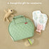 Compact Waterproof Leather Diaper Changing Pad - Green