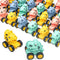 16Pcs Dinosaur Pull Back Cars Set for Kids, Mini Dinosaur Party Favors, Goodie Bag Stuffers, Classroom Prizes