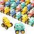 16Pcs Dinosaur Pull Back Cars Set for Kids, Mini Dinosaur Party Favors, Goodie Bag Stuffers, Classroom Prizes