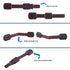 Child Safety Cabinet Locks (6 Pack) – Adjustable Baby Proofing Strap Latches with Strong 3M Adhesive