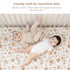 2 100% (28" 52"), Konssy Muslin Crib Sheets PCS Cotton Baby Crib Sheets for Standard Crib Mattress x Soft