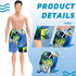 Bencailor 6 Pcs Doll Clothes Boy Doll Beach Shorts Tropical Print Swimsuit Accessories for Boy Dolls