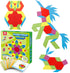 Coogam Wooden Pattern Blocks Set 130PCS Geometric Color Shape Manipulative Puzzle Graphical